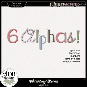 Whispering Blooms Alphas by ADB Designs