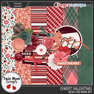 Sweet Valentine - ADD-ON MINI KIT by Twin Mom Scraps