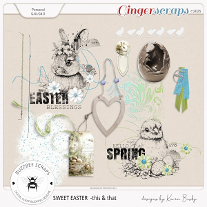 Buzzbee Scraps: Sweet Easter This & That Add On Buzzbee Scraps: Sweet Easter This & That Add On