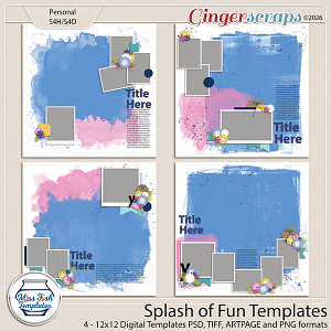 Splash of Fun Templates by Miss Fish