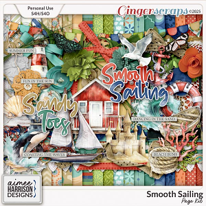 Smooth Sailing Page Kit by Aimee Harrison