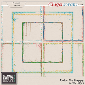 Color Me Happy Messy Edges by Aimee Harrison