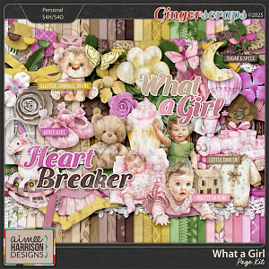 What a Girl Page Kit by Aimee Harrison