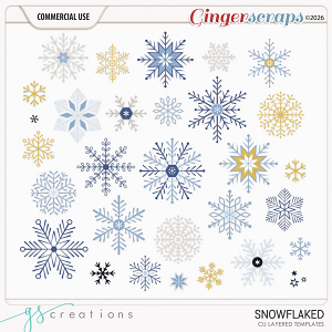 Snowflaked Layered Templates (CU) by GS Creations
