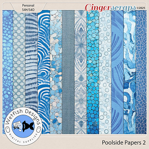 Poolside Papers 2 by Wetfish Designs 
