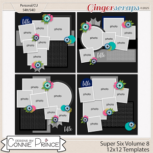 Super Six Volume 8 - 12x12 Temps (CU Ok) by Connie Prince
