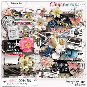 Everyday Life - Elements - by Neia Scraps