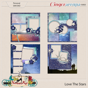 Love The Stars Quick Pages by The Scrappy Kat