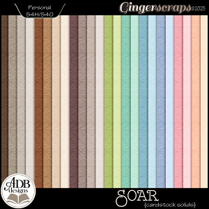 Soar Cardstock Solid Papers by ADB Designs