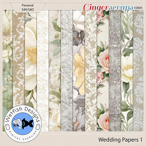 Wedding Papers 1 by Wetfish Designs 