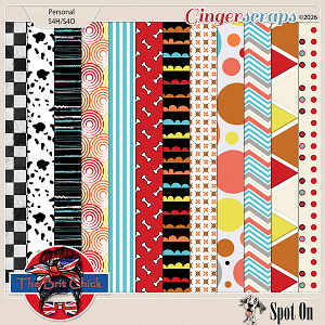 Spot On Patterned Papers By The Brit Chick