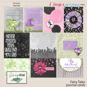 Fairy Tales Journal Cards by ScrapChat Designs