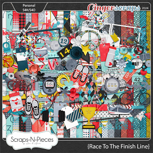 Race To The Finish Line Kit by Scraps N Pieces