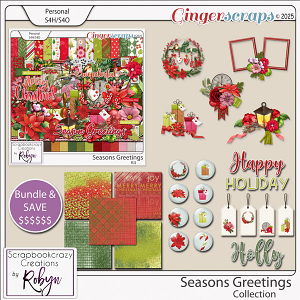 Seasons Greetings Collection by Scrapbookcrazy Creations