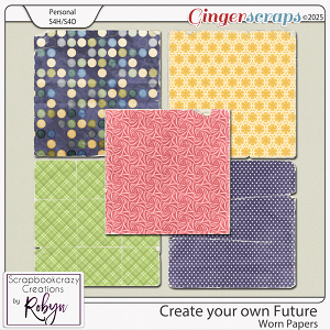 Create your own Future Worn Papers by Scrapbookcrazy Creations