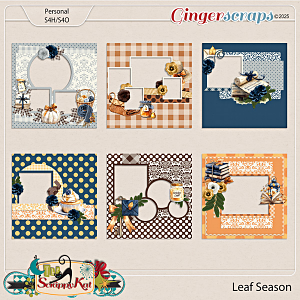 Leaf Season Quick Page Set by The Scrappy Kat