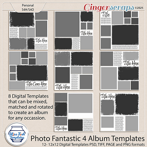 Photo Fantastic Album 4 Bundle by Miss Fish