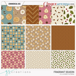 Fragrant Season Patterns (CU) by GS Creations