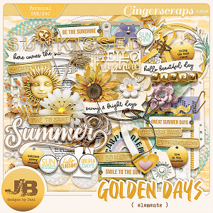 Golden Days Elements by JB Studio