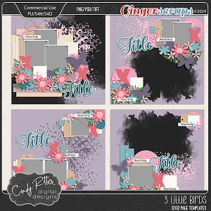 3 Little Birds [Templates-CU OK] by Cindy Ritter