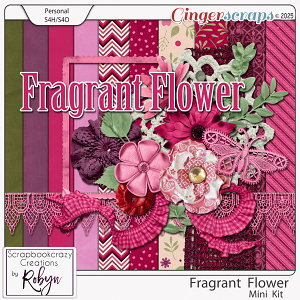 Fragrant Flower Mini Kit by Scrapbookcrazy Creations