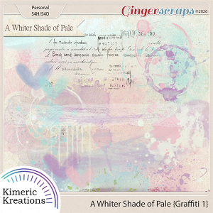 A Whiter Shade of Pale Graffiti 1 by Kimeric Kreations