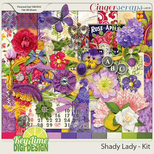 Shady Lady Kit by Key Lime Digi Design 