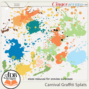Carnival Splatters by ADB Designs