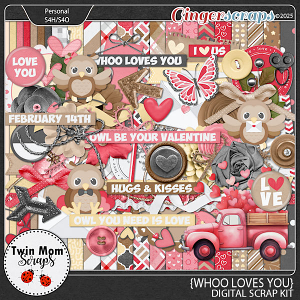 Whoo Loves You - KIT by Twin Mom Scraps