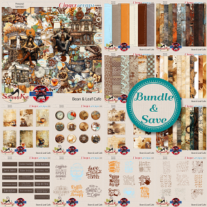 Bean & Leaf Cafe Bundle by The Scrappy Kat