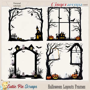 Halloween Layouts Frames 01 Halloween Layouts Frames 01