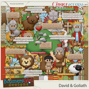 David & Goliath by BoomersGirl Designs