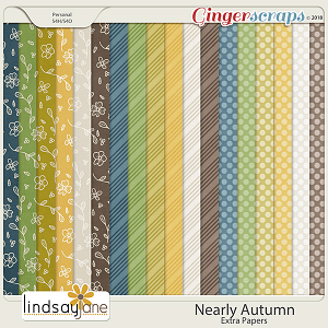 Nearly Autumn Extra Papers by Lindsay Jane
