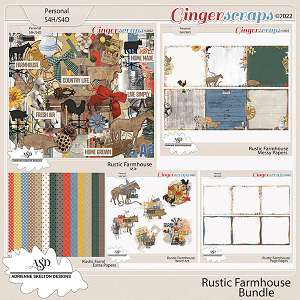 Rustic Farmhouse Bundle- by Adrienne Skelton Designs 