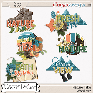 Nature Hike - Word Art Pack by Connie Prince