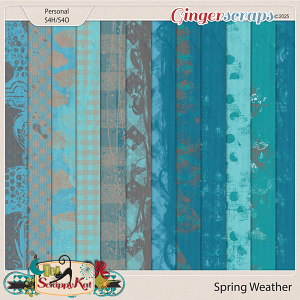 Spring Weather Distressed Papers by The Scrappy Kat