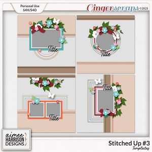 Stitched Up #3 Templates by Aimee Harrison Stitched Up #3 Templates by Aimee Harrison