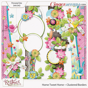 Home Tweet Home Clustered Borders