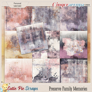 Preserve Family Memories Painted Papers