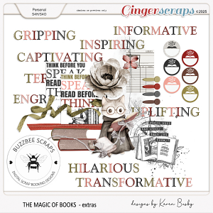 Buzzbee Scraps: The Magic Of Books Extras