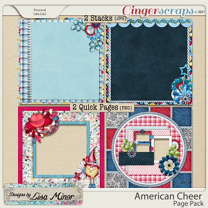 American Cheer Page Pack from Designs by Lisa Minor