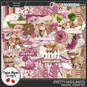 Pretty Highlands - KIT by Twin Mom Scraps