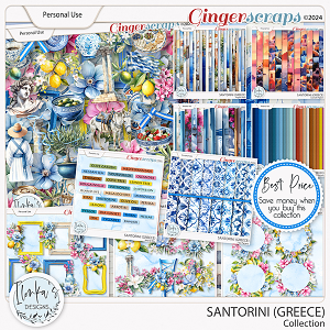 Santorini Collection With Free Pack Of Word Bits by Ilonka's Designs