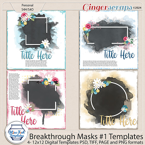 Breakthrough Masks #1 Templates by Miss Fish