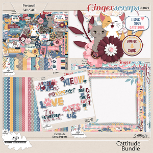 Cattitude Bundle by Adrienne Skelton Designs
