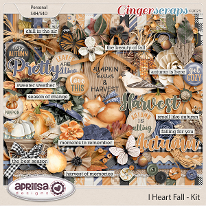 I Heart Fall - Kit by Aprilisa Designs