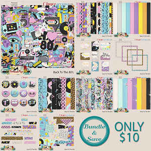 Back To The 80's Collection by The Scrappy Kat