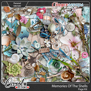 Memories Of The Shells-Page Kit