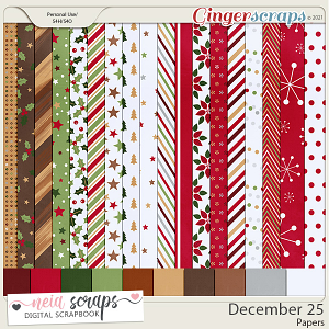 December 25 - Papers - by Neia Scraps