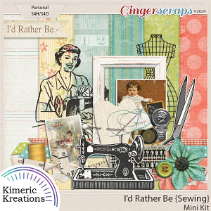 I'd Rather Be Sewing Mini Kit by Kimeric Kreations